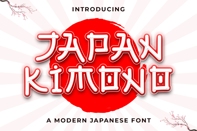 Preview of Japan Kimono Font