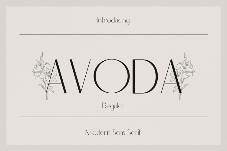 Avoda Font