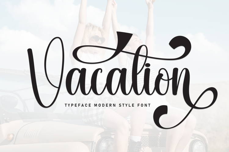 Preview of Vacation Font