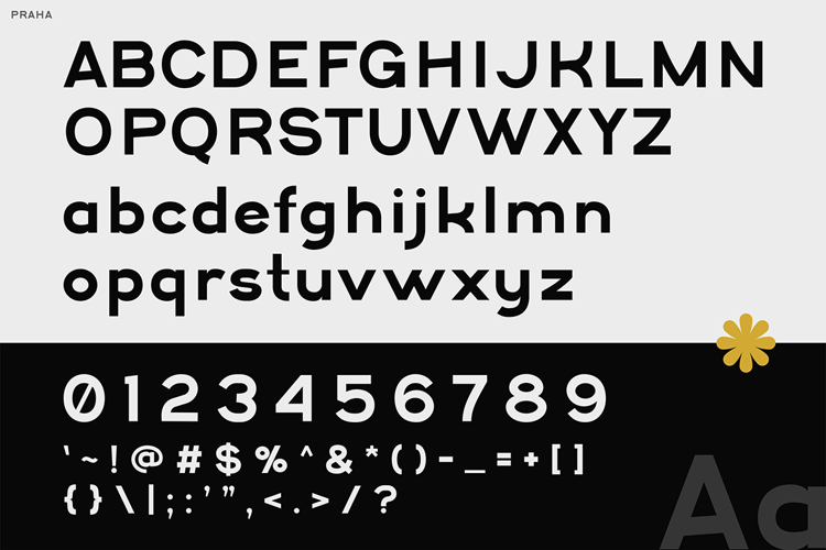 Preview of PRAHA Font
