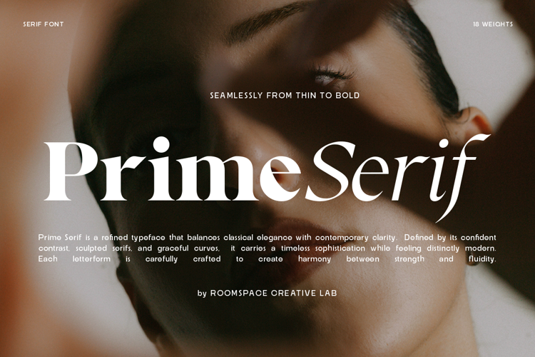 Preview of RCL Prime Serif Font