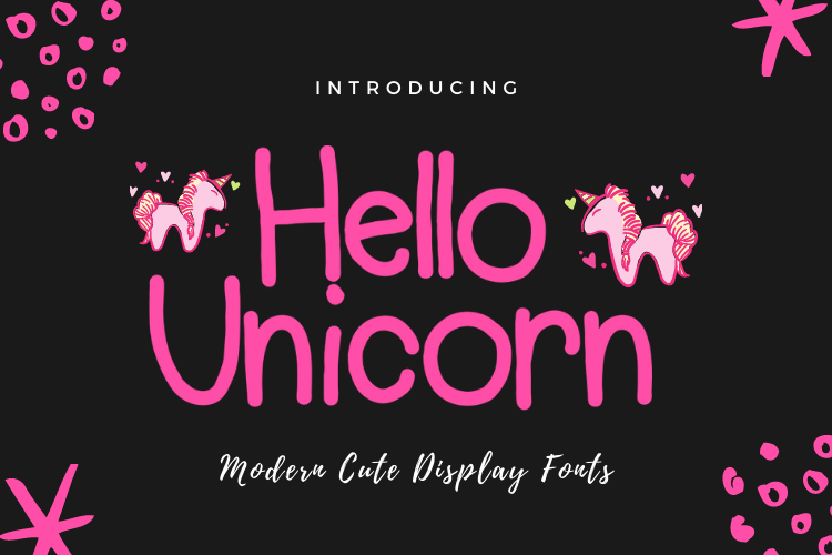 Hello Unicorn Font