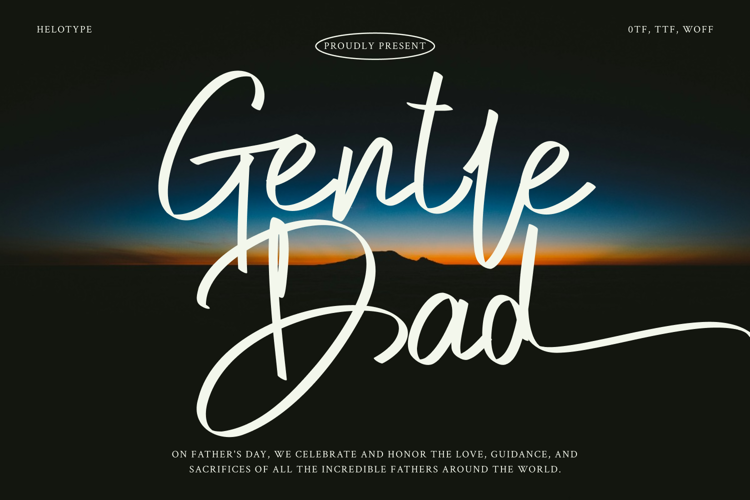 Gentle Dad Font