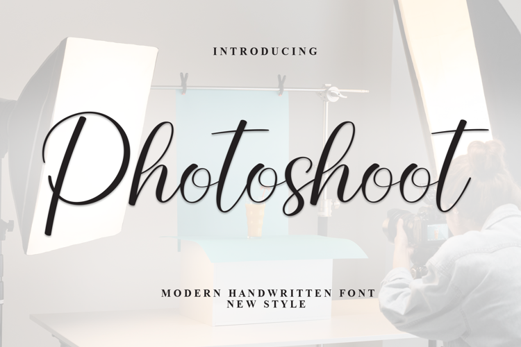 Preview of Photoshoot Font