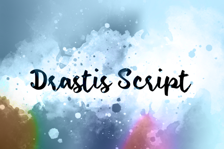 d Drastis Script Font