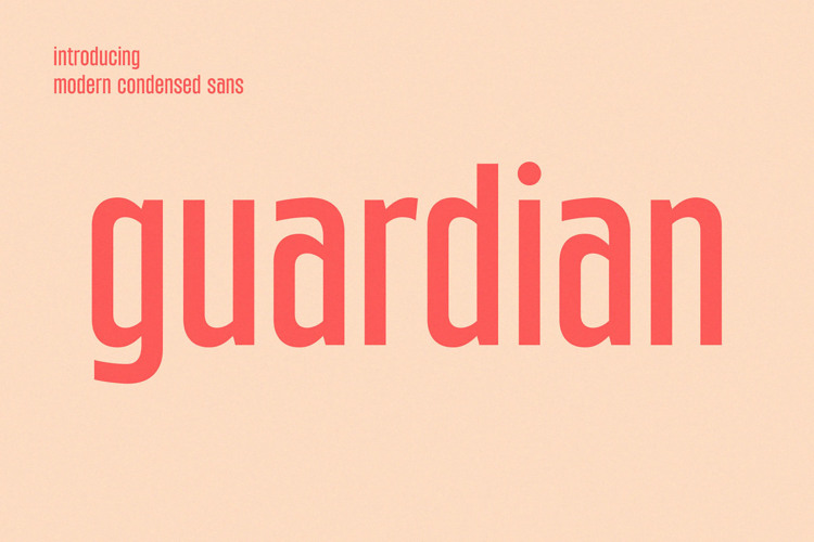 Preview of Guardian Font