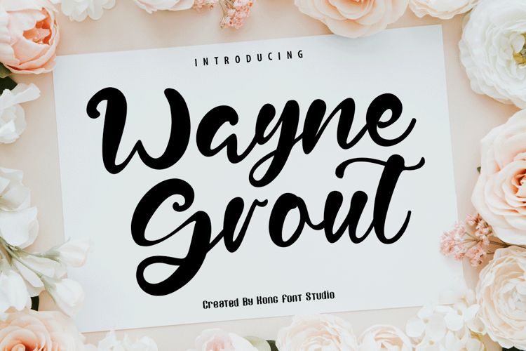 Wayne Grout Font