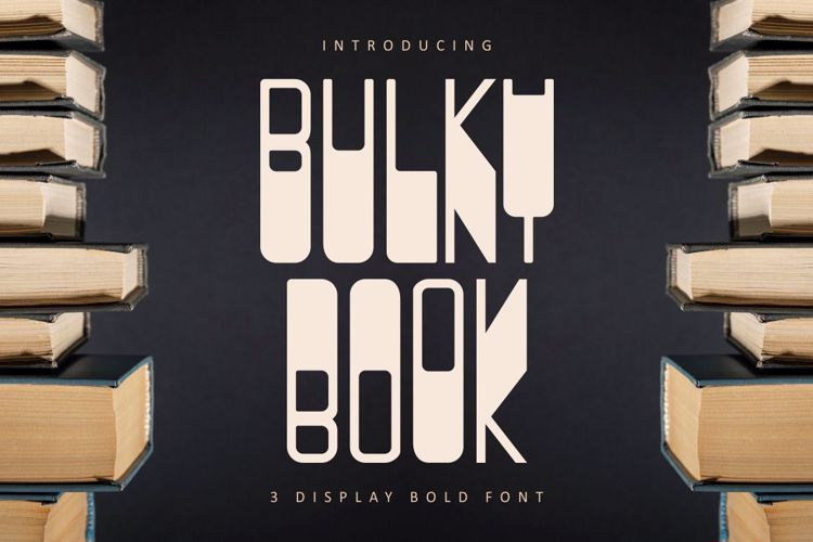 BULKY BOOK Font