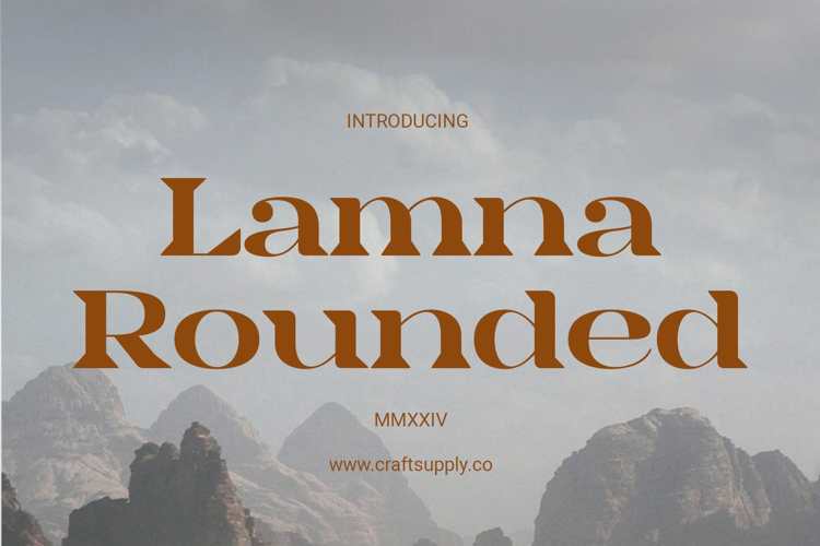 Lamna Rounded Font