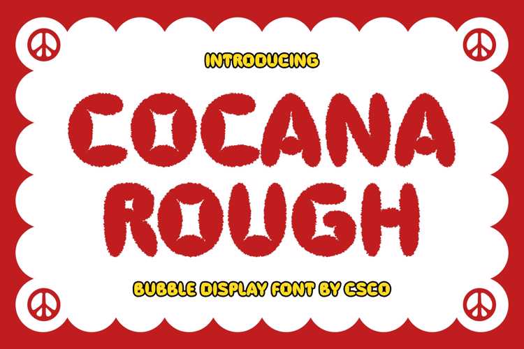 Cocana Rough Font