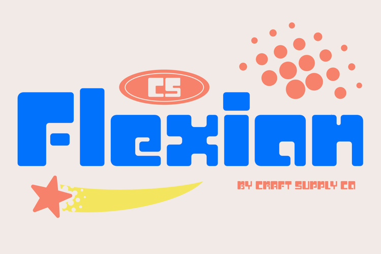 Preview of CS Flexion Font