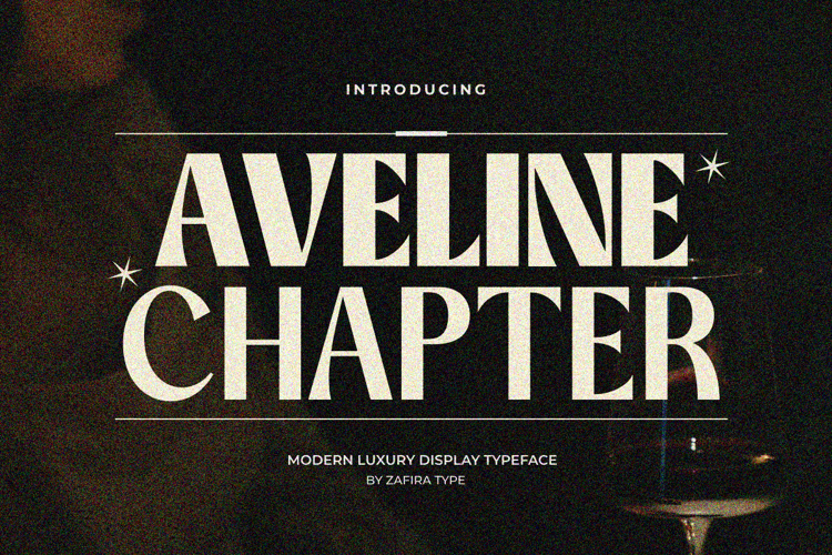 Preview of Aveline Chapter Font