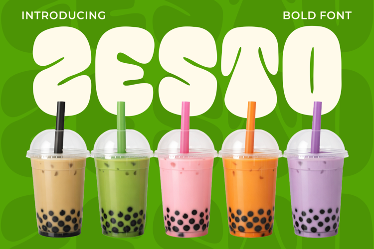 Preview of Zesto Font