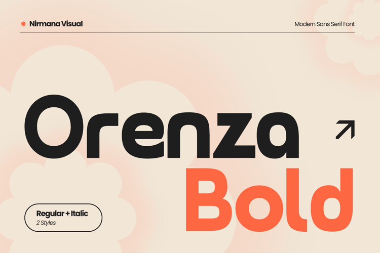 Preview of Orenza Bold Font