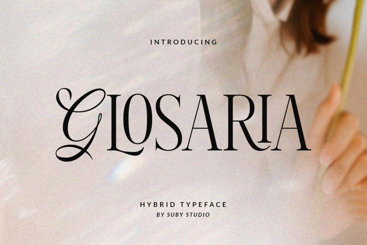 Glosaria Font | subystudio | FontSpace