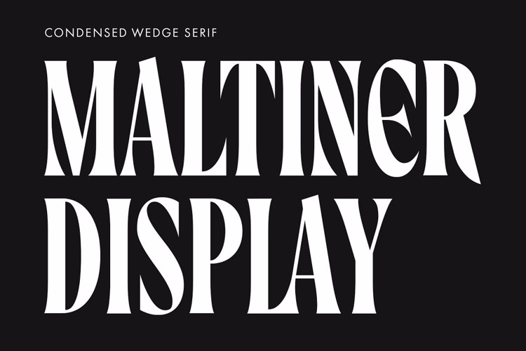 Maltiner Display Font