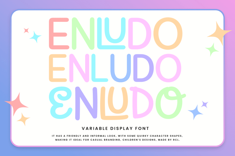 Preview of Enludo Font