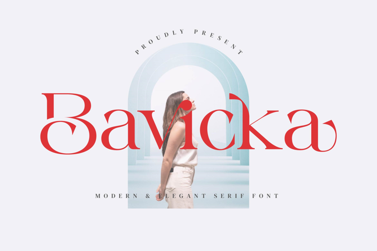 Preview of Bavicka Font