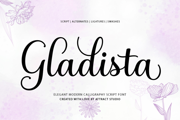 Gladista Script Font