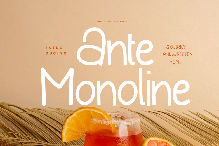 Ante Monoline Font