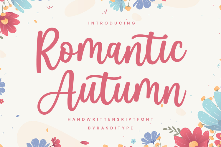 Romantic Autumn Font