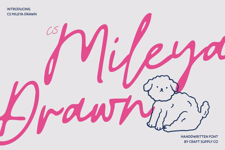 Preview of CS Mileya Drawn Font