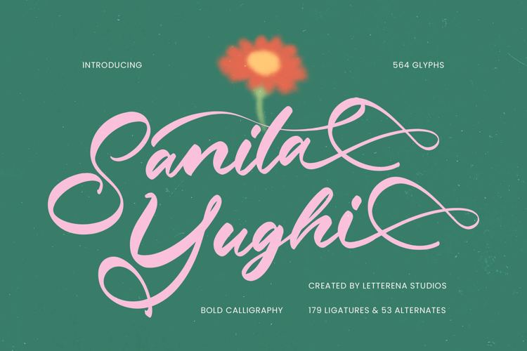 Preview of Sanita Yughi VERSION Font