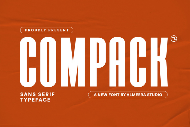 Preview of Compack Font