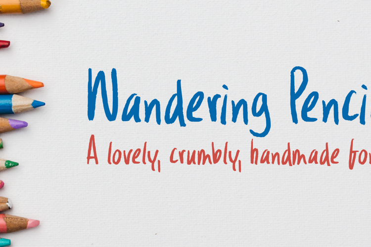 Wandering Pencil Font