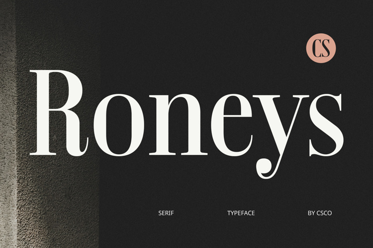 Preview of Roneys Font