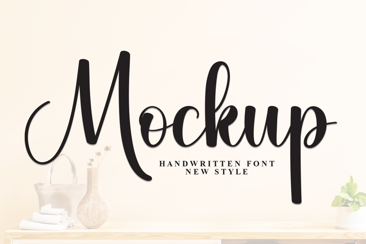 Preview of Mockup Font