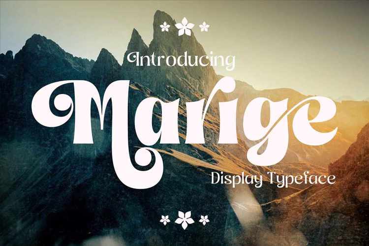 Preview of Marige Thin Font