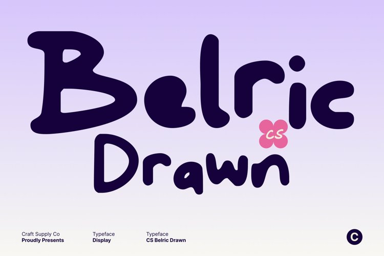 Preview of CS Belric Drawn Font