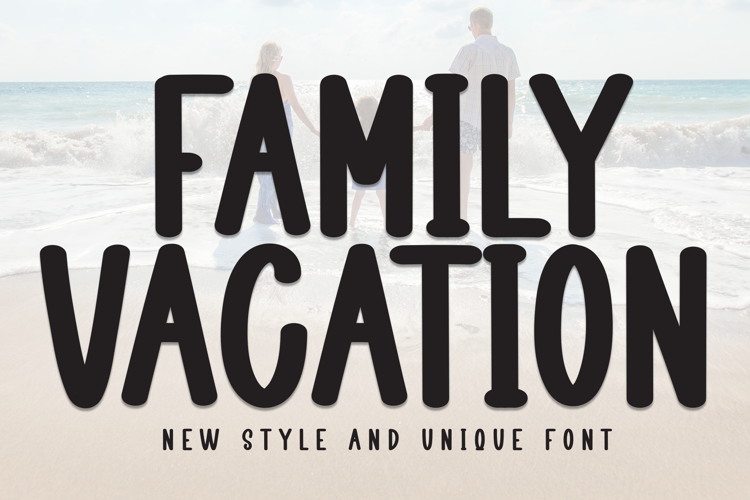 Preview of Family Vacation Font
