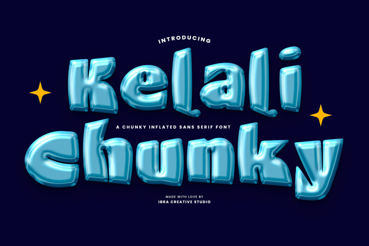 Kelali Chunky Font