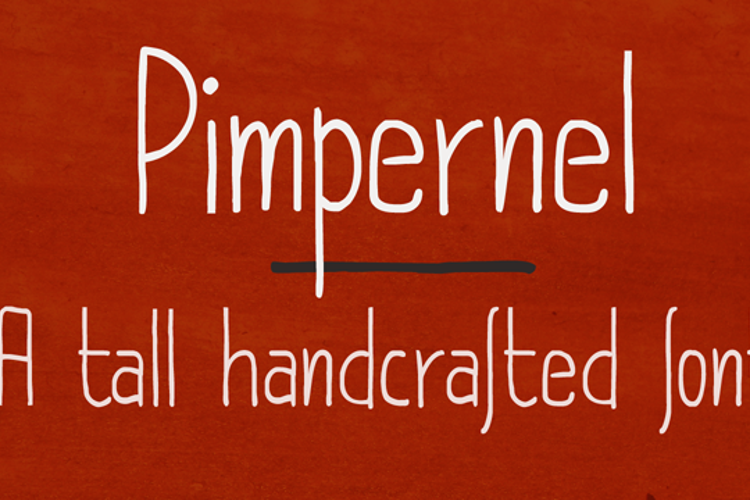 DK Pimpernel Font