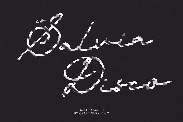 Preview of CS Salvia Disco Font