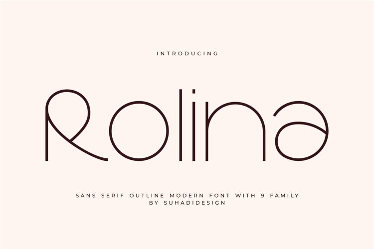 Preview of Rolina Font