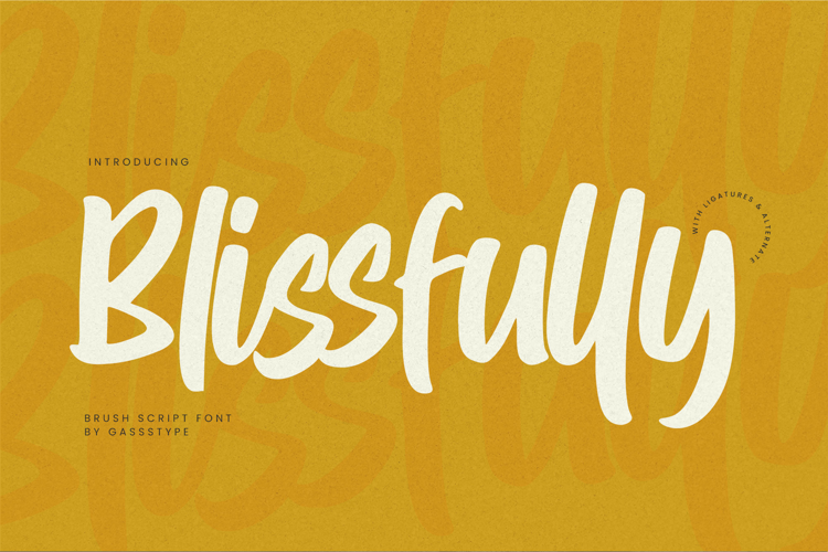 Blissfully Font