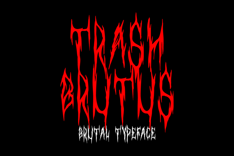 Trash Brutus Font