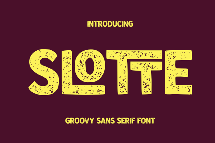 Preview of Slotte Font