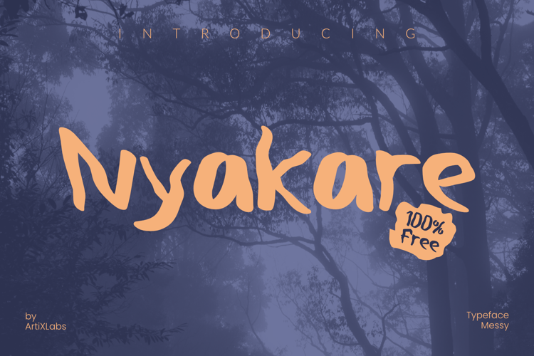 Preview of Nyakare Font