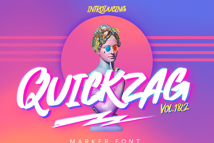 Quickzag Font