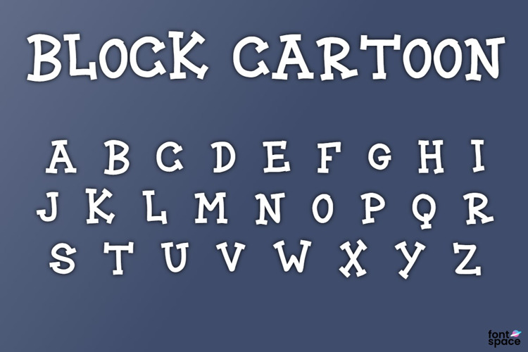 BLOCK CARTOON Font | Geronimo Fonts | FontSpace