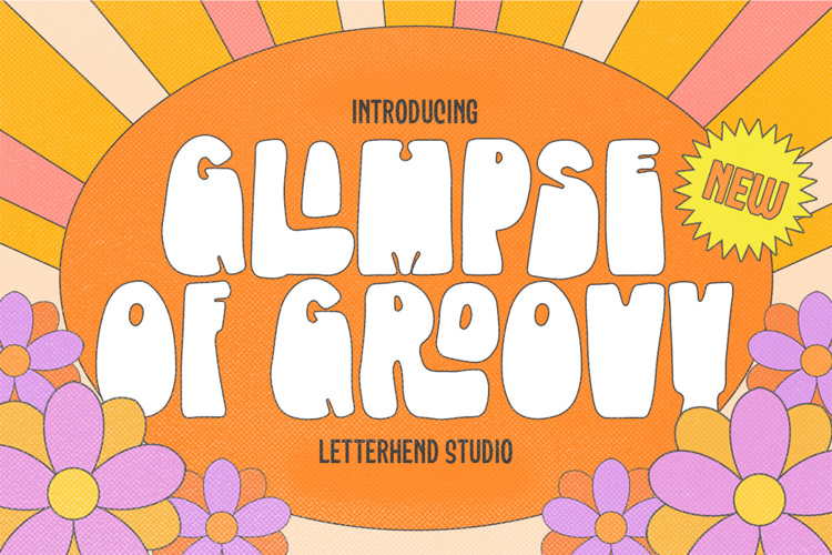 Glimpse of Groovy Font