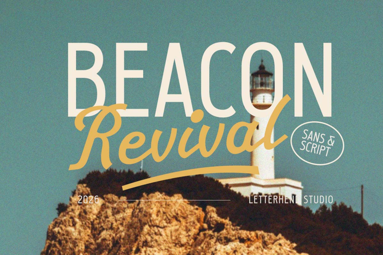Preview of Beacon Revival Sans Font