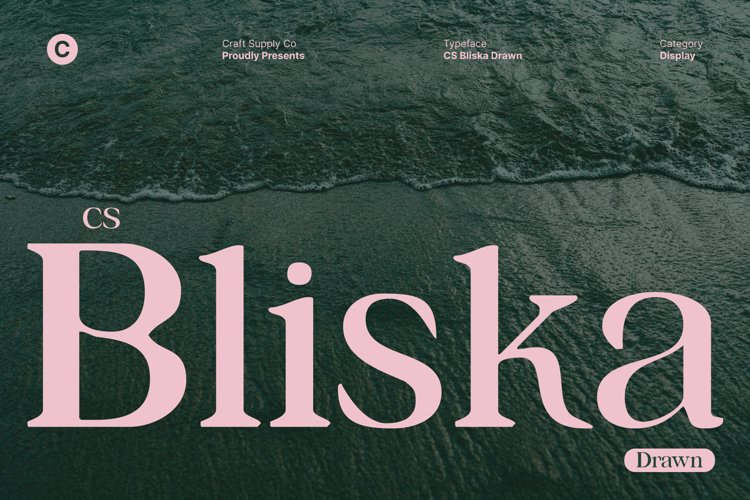 Preview of CS Bliska Drawn Font