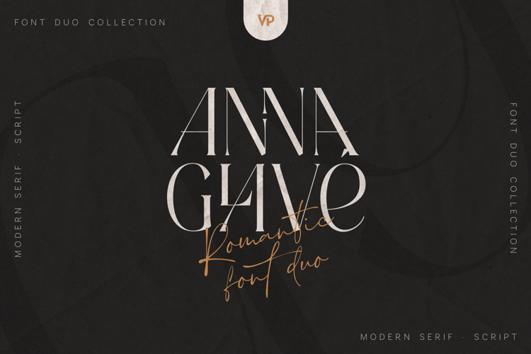 Preview of Anna Glave Font