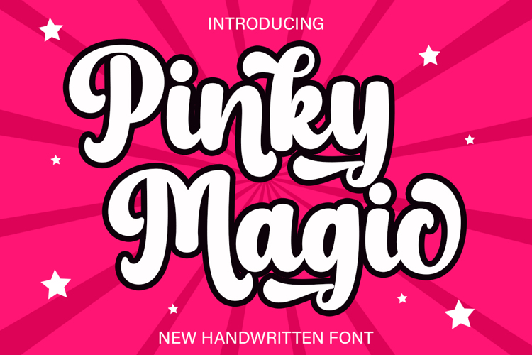 Pinky Magic Font