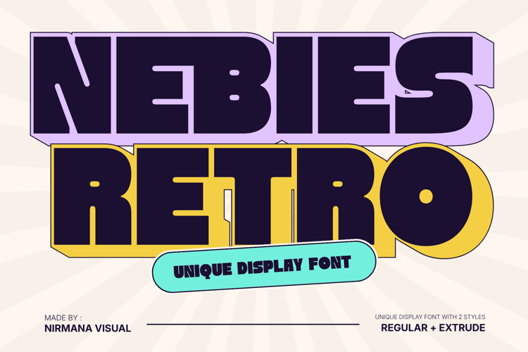 Preview of Nebies Retro Font